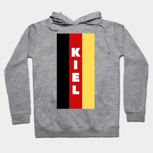 Kiel City in German Flag Vertical Hoodie